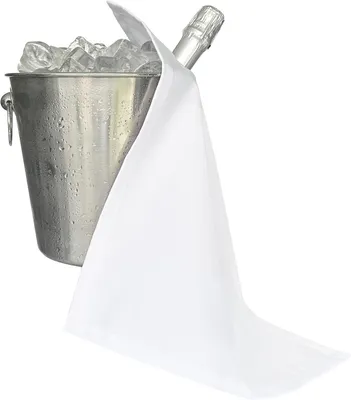 Immagine prodotto di Stoffino per servizio in poliestere e cotone, 42 cm, con angoli rinforzati, 1 pezzo, ideale per l'uso in ambito ristorativo