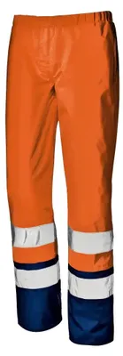 Immagine prodotto di Pantaloni da lavoro ad alta visibilità Sir Safety Regimental da uomo, idrorepellenti, classe 2, taglia 52, ARANCIONE SEGNALE/BLU