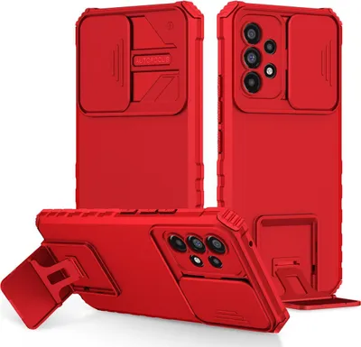 Produktbild von König Design Hülle kompatibel mit Samsung Galaxy A53 5G Kunststoff Soft Handyhülle - Handy Case Rot