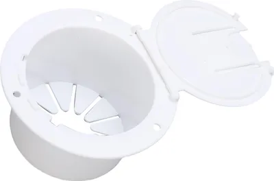 Obrázok produktu pre Kryt priechodu napájacieho kábla RV, ABS plast, jednoduchá inštalácia, okrúhly elektrický kábel pre obytné vozidlá