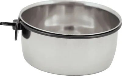 Zdjęcie produktu dla Miseczka metalowa dla papug ze stali przykręcana - 300ml