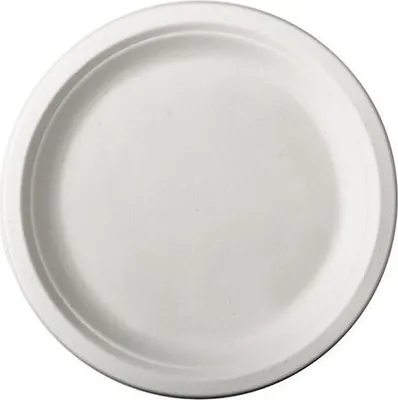 Produktbild von Papstar Zuckerrohr Teller "pure", Ø 26 cm weiß, 100 Stück