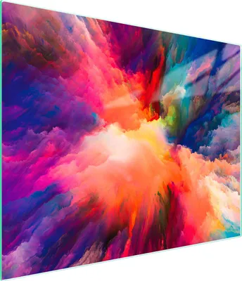 Image de Planche à découper en verre 52x30 couleur