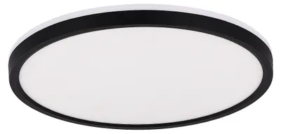 Zdjęcie produktu dla Plafon LED okrągły z pilotem COLIS czarny 40W Odcienie bieli 2830lm tworzywo sztuczne wym:2,45x40x40cm IP20 Zuma Line