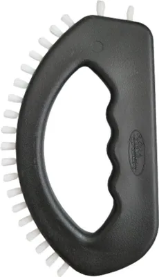 Image de Brosse à joints noire avec manche ergonomique - nettoyer les joints