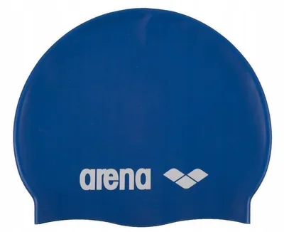Produktbild von Arena Classic Silicone, Blau, Weiß, Kappe, Unisex, Schwimmen, Silikon, Abbildung