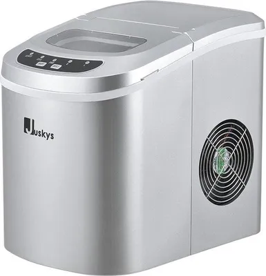 Immagine prodotto di Macchina per cubetti di ghiaccio da 12 kg/24 ore, serbatoio da 2,4 l, veloce ed efficiente