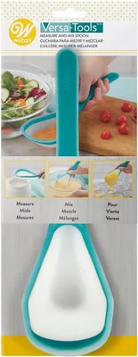 Zdjęcie produktu dla Wilton Silikonowa Łyżka Z Miarką 28 Cm.