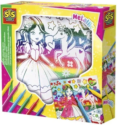 Image de Toile à colorier métallisée SES 01150 11505