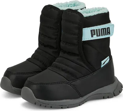 Produktbild von Puma Nieve Winterstiefel Kleinkinder schwarz hellblau Gr 24