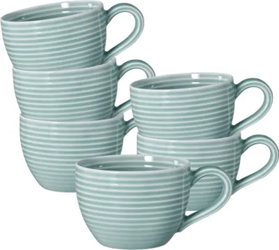Produktbild von Seltmann Weiden Beat Arktisblau Espressoobertasse 0,11 l 6er Set