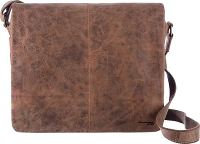 Produktbild von GreenLand Nature Leder Businesstasche Schultertasche Monte Messenger Brown braun