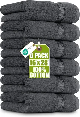 Obrázek produktu pro Ručník - 41 x 71 cm - Bavlna - Šedý