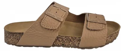 Produktbild von Haflinger Bio Bonnie natur Pantolette Braun in Gr. 37