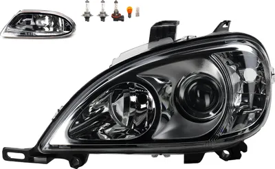 Zdjęcie produktu dla Johns, reflektory pasujące do Mercedes W163 M-Class 10/01-06/05 H7 Li.+fog+light. 1638204561 A1638204561 1638200328 1638200128 A1638200128 A1638