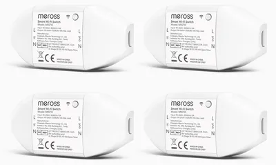 Obrázek produktu pro Inteligentní Wi-Fi vypínač, dálkové ovládání, hlasové ovládání - sada 4 kusů - chytrý vypínač