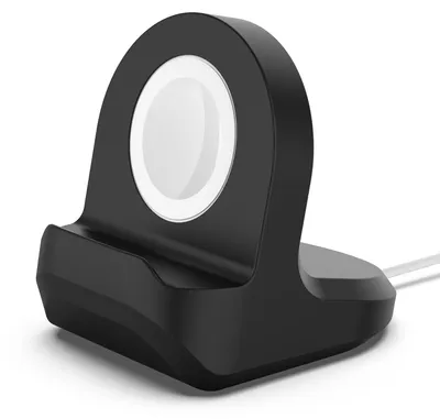 Productafbeelding van Siliconen oplaadhouder voor smartwatches, accessoire voor de Google Pixel Watch, zwart