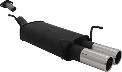 Produktbild von Novus Sportauspuff für Opel Astra G CC Fließheck 2x76mm Endschalldämpfer mit ABE
