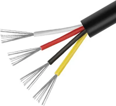 Obrázok produktu pre INF Čierny UL2464 18AWG 4-žilový viacžilový kábel - 5 metrov