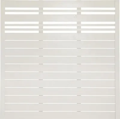 Produktbild von Zaun Hauptelement Konsta Reddy 180 x 180 cm cremeweiß