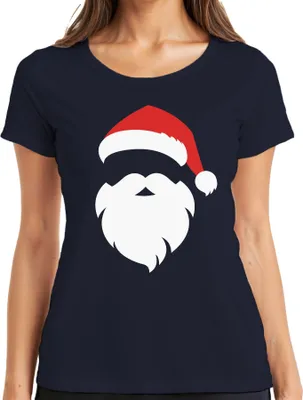 Produktbild von Santa Weihnachtsmann Weihnachtsoutfit - Weihnachten Weihnachtsgeschenk Christmas Damen T-Shirt, Navy, M