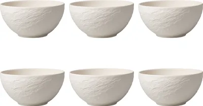 Produktbild von Villeroy & Boch Manufacture Rock blanc Bol 14 cm Set6