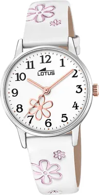 Obrázek produktu pro Dětské kožené náramkové hodinky Lotus bílé Elegant Classic D2UL18863/1