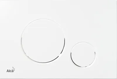 Produktbild von Alca Betätigungsplatte THIN Platte weiß glänzend / Taster weiß glänzend M670