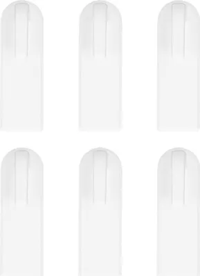 Produktbild von 6 Stück Badhaken Kein Bohren Einfache Installation Wandhaken Stilvolle Einfache Kunststoff-Klebehaken für Handtuch Robes Hats Clothes