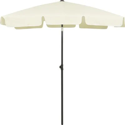 Obrázok produktu pre The Living Store Plážový slnečník sand yellow 180x120 cm