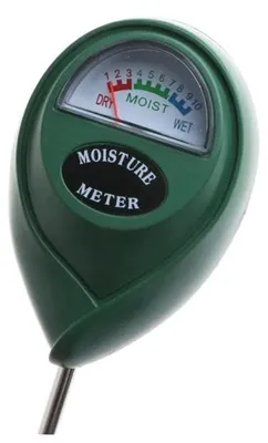 Produktbild von Bodenfeuchtigkeitsmesser analog mit Sonde, für Garten und Zimmerpflanzen, Bewässerungskontrolle