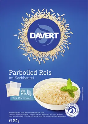 Produktbild von Parboiled Reis im Kochbeutel - 250g