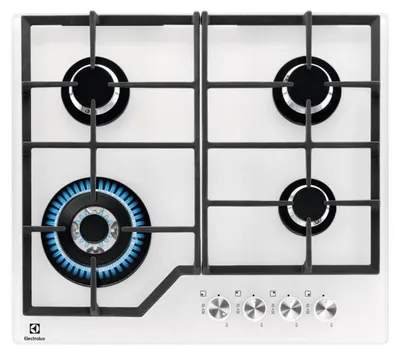 Immagine prodotto di Electrolux PVB642UOV, Bianco, Da incasso, A gas, Vetro, 4 zone, 4 zone