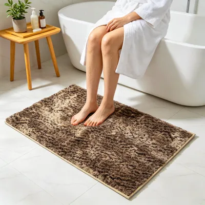 Obrázok produktu pre Podložka do kúpeľne, protišmyková, mäkká, 50x80 cm, s vysokou savosťou