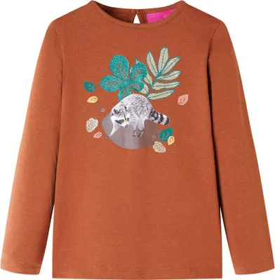 Produktbild von Kinder-Langarmshirt Cognac 140