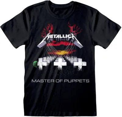 Produktbild von Metallica Master of Puppets Black L T-Shirt