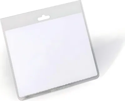 Produktbild von DURABLE Namensschild 60x90 mm 5 St., 820919 transparent