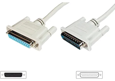 Image de DIGITUS Verlängerungskabel D-Sub25/St > D-Sub25/Bu  5.0m Polybeutel