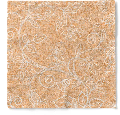 Produktbild von Tissue Serviette Darlyn in Terrakotta, 3-lagig, 40 x 40 cm, 100 Stück - Mank - Ornamente