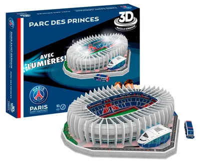 Image de Puzzle 3D - MEGABLEU - Stade du Paris Saint-Germain - 111 pièces - LED - À partir de 7 ans