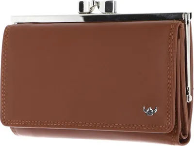 Produktbild von Golden Head Leder Geldbörse Polo RFID Protect Bügelbörse 2157 Cognac braun