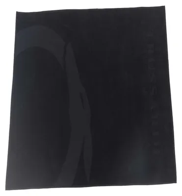 Image de Trussardi Beachwear serviette de plage pour homme en coton noir