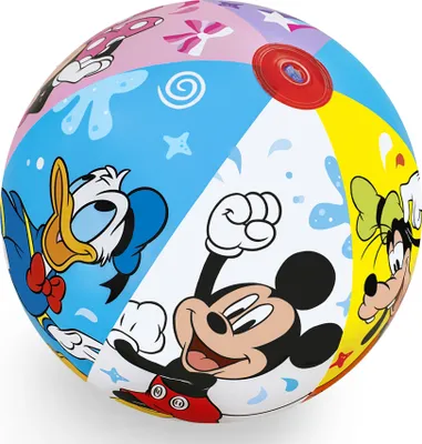 Immagine prodotto di Palla Bestway 91098, Mickey'||CHR(38)||'Friends, da spiaggia, per bambini, gonfiabile, per l'acqua, 51 cm