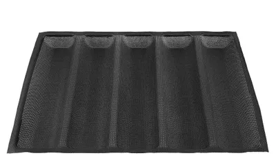 Baguette-Backform Silikon, antihaft, 45 x 33,5 cm, bis 250 °C, ofenfest