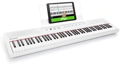 Zdjęcie produktu dla Pianino cyfrowe - 88 klawiszy - Półważone - Biały