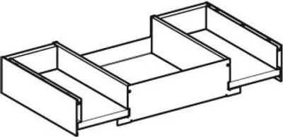 Produktbild von Geberit 245272001 Obere Schublade f. iCon Unterschrank