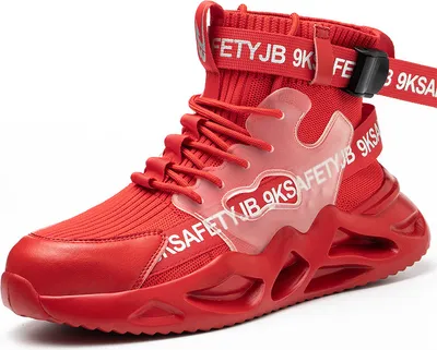 Produktbild von Arbeitsschuhe Männer Sicherheit Schuhe Dämpfung bequem Stahl Zehe Arbeit Training Schuhe Mode atmungsaktiv leicht Schutzschuhe