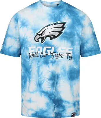 Produktbild von Philadelphia Eagles - NFL - Tie-Dye Relaxed T-shirt by Recovered, Fly Blue XXL