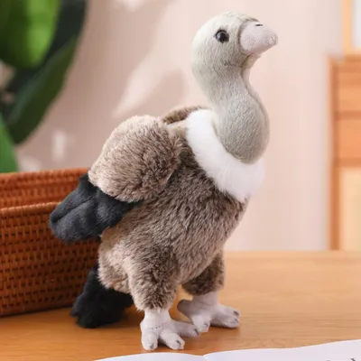 Produktbild von Leantoys Plüsch Geier Vogel Kuscheltier Maskottchen Schmusetier 25cm