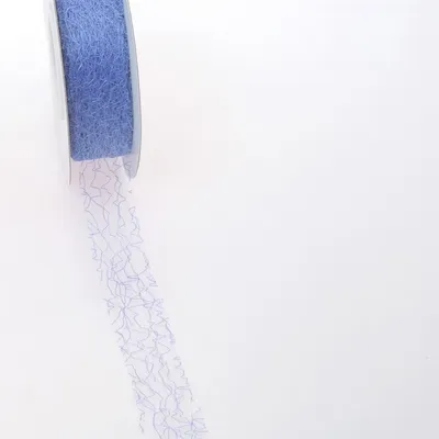 Produktbild von Spiderweb Dekoband - 3cm hellblau - Rolle 25m - 67 015-R 30